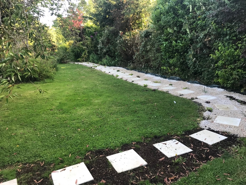 Aménagement dans un jardin
