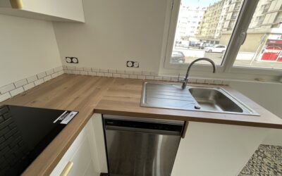 Création d&rsquo;une cuisine aménagée rénovation d&rsquo;un appartement à Caen